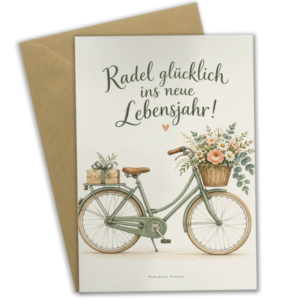 Fröhliche Glückwunschkarte mit Fahrrad für Radfans zum Geburtstag|p:2017285|h:f426c2ddb8bffbde001d3089cc9bc061
