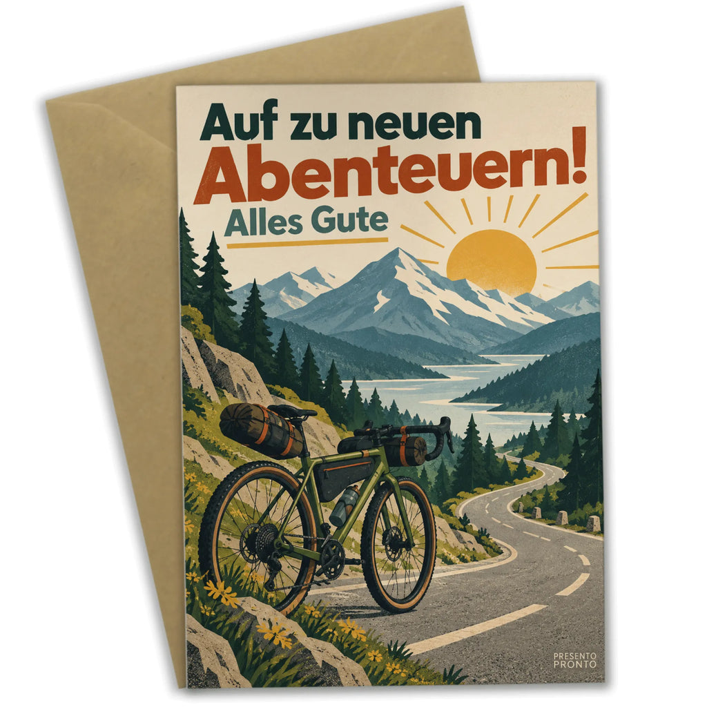 Motivierende Glückwunschkarte mit Fahrrad für Abenteurer|p:2017286|h:330738df10e6bf947e5f12b6bb71dd5b