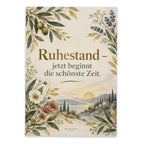 Elegante Grußkarte zum Ruhestand mit Olivenzweigen|p:2017296|h:b2710b6032816b11f9ffd916283c9b0e