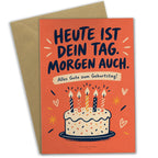 Coole Grußkarte zum Geburtstag mit Kuchen|p:2017304|h:18040067e2431058ce29135eb09121ea