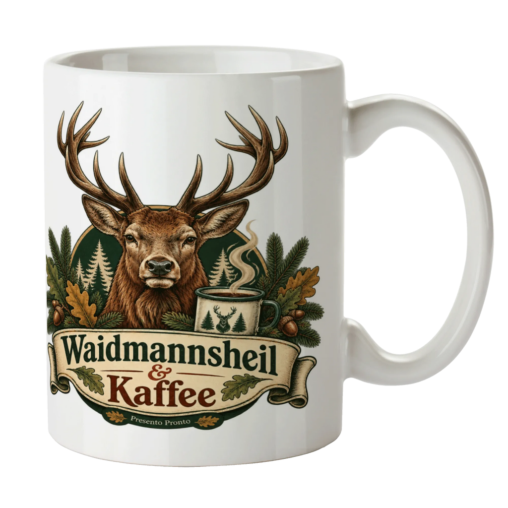 Traditionelle Kaffeetasse für Jäger mit Hirschkopf|p:2017311|h:55f1a4f13b123c3859f726e094590c58