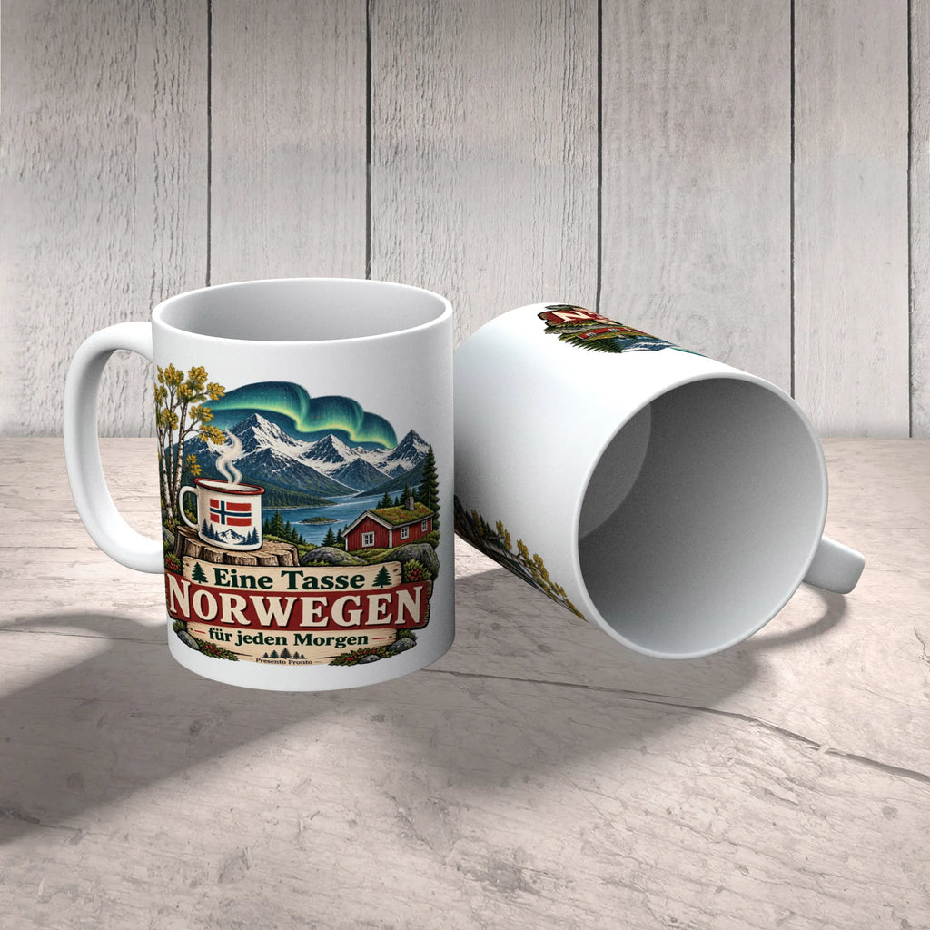 Nostalgische Kaffeetasse für Norwegenfans mit Berghütte|p:2017315|h:99174aa22c2320a6f8660e367025c06a