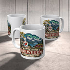 Nostalgische Kaffeetasse für Norwegenfans mit Berghütte|p:2017315|h:7ef99228579a8e2ce2edd9c8c9b5f73f