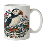 Gemütliche Kaffeetasse für Norwegenfans mit Papageientaucher|p:2017320|h:9ebfa526a4cf68250b759adf52bb98c1