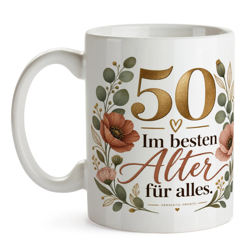 Elegante Tasse zum 50. Geburtstag für Frauen mit Zahl 50|p:2017321|h:4cb56e059db73e3d51ca06e4a731a5de