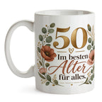 Elegante Tasse zum 50. Geburtstag für Frauen mit Zahl 50|p:2017321|h:4cb56e059db73e3d51ca06e4a731a5de