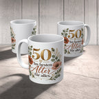 Elegante Tasse zum 50. Geburtstag für Frauen mit Zahl 50|p:2017321|h:6557de9df9655147d039dd6989c90a54