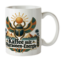 Lustige Ägypten Tasse für Fans mit Skarabäus