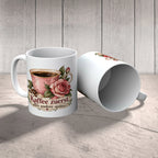 Lustige Kaffeetasse mit Rose für Kaffeeliebhaber|p:2017323|h:a6a4d07e4da5463c4527624ae87f8ddd