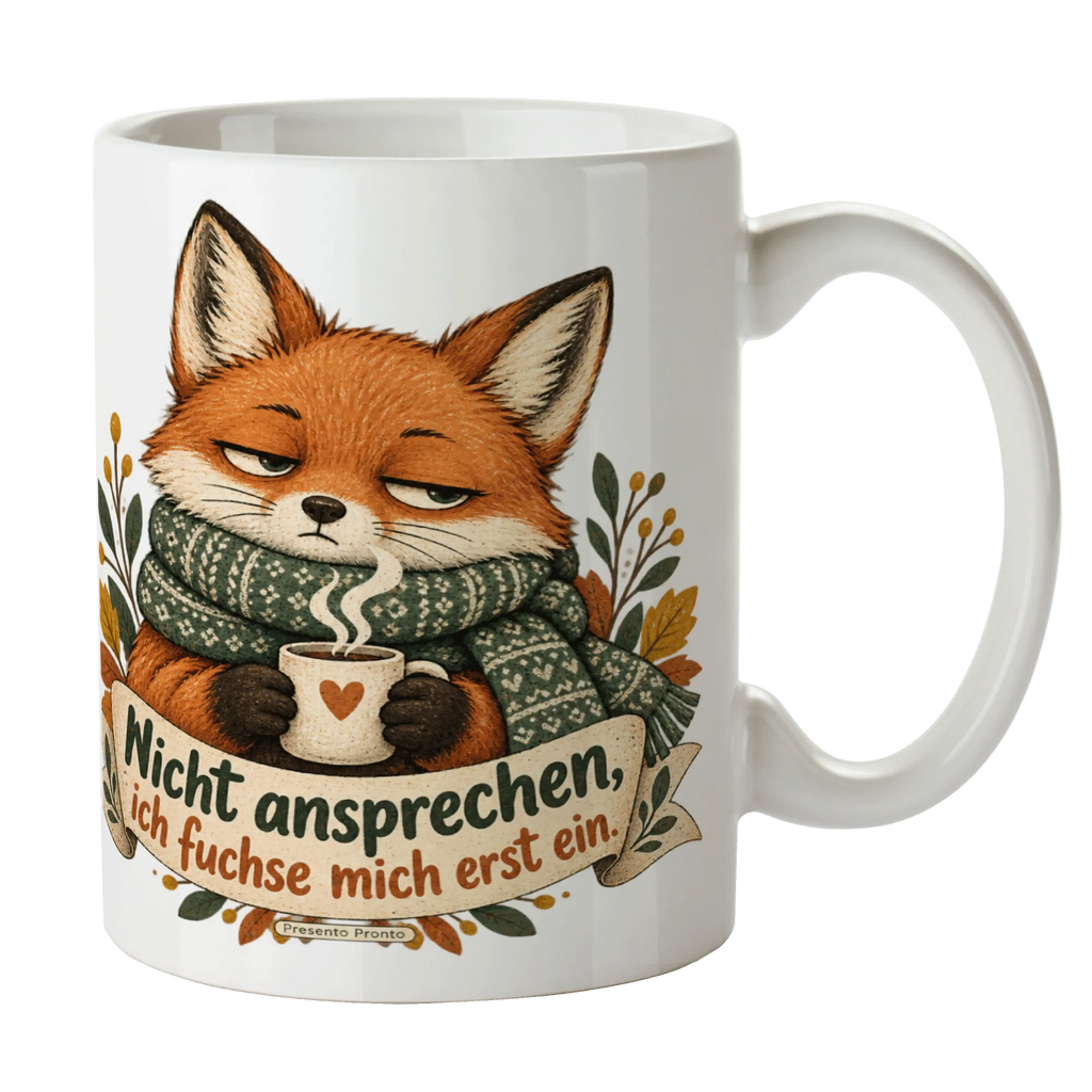 Lustiger Kaffeebecher mit Fuchs für Morgenmuffel|p:2017326|h:ad261b834d1c9946e6520814e17b290f