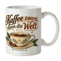 Nostalgische Vintage Kaffeetasse aus Keramik für Kaffeeliebhaber