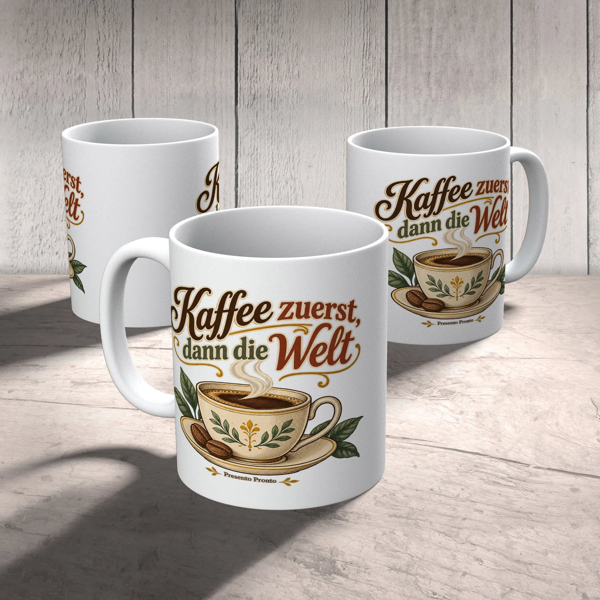 Nostalgische Vintage Kaffeetasse aus Keramik für Kaffeeliebhaber