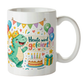 Fröhlicher Becher zum Kindergeburtstag mit Dinosaurier