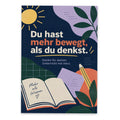 Herzliche Postkarte für Lehrer mit Buch und Bleistift