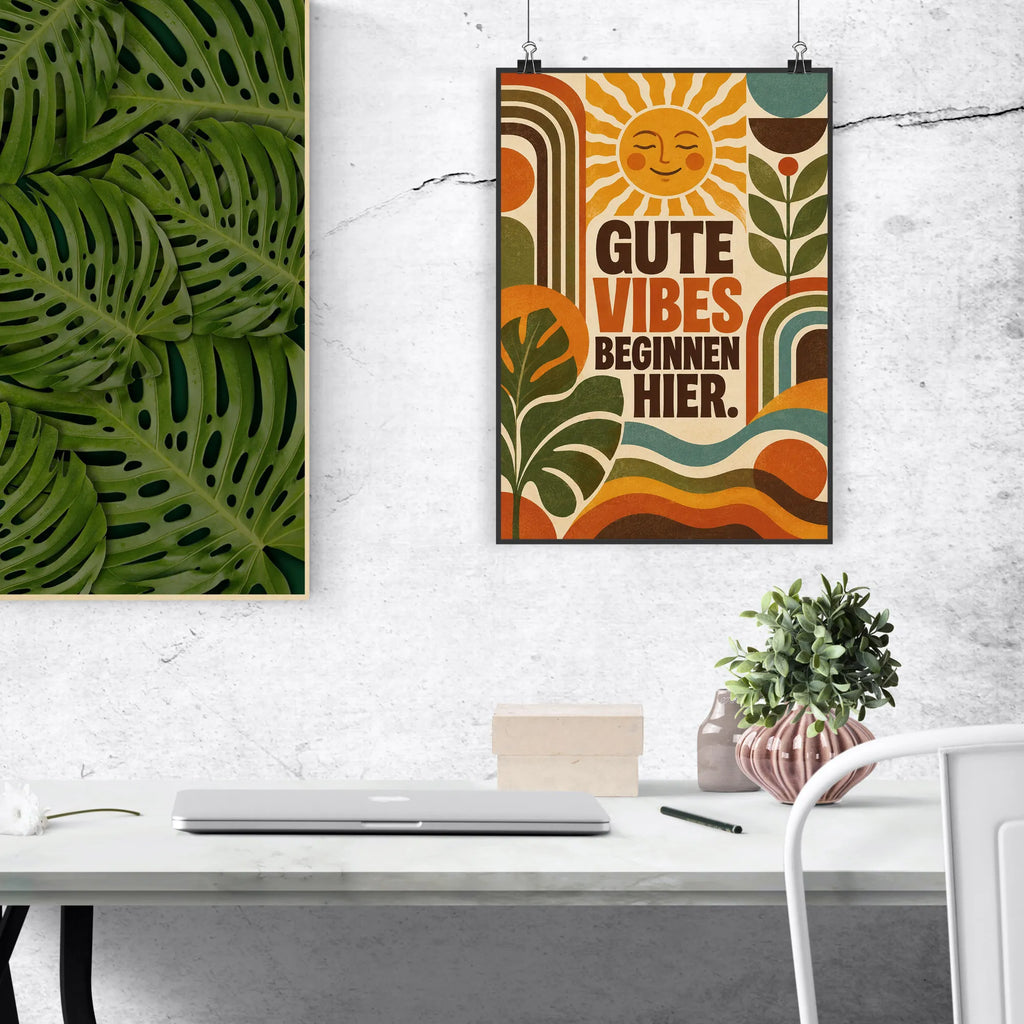Fröhliches Dopamine Decor Poster für die Freundin mit Sonne|p:2017394|h:9ccfcf953b52f4bfdb2e080b91bf50a5