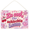 Cooles Schild für Teenager mit lächelndem Stern