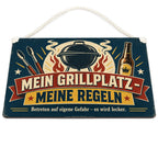 Lustiges Schild für den Grillplatz mit Kesselgrill|p:2017421|h:3a0389f9ab155423bf0e739e650b2ba9