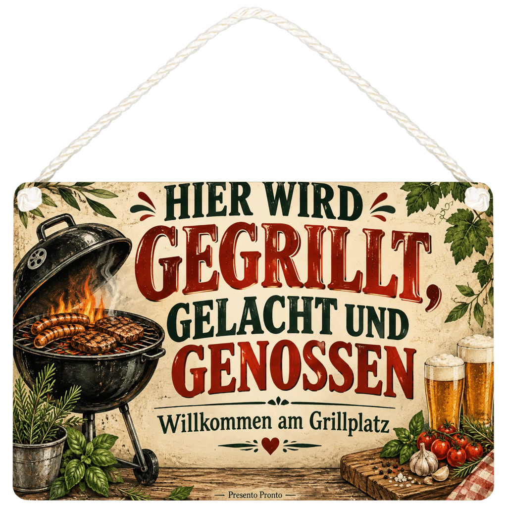 Gemütliches Schild für den Grillplatz mit Landhausgrill|p:2017422|h:93df4fd3f9d0ec1c1c311a66946aa58a