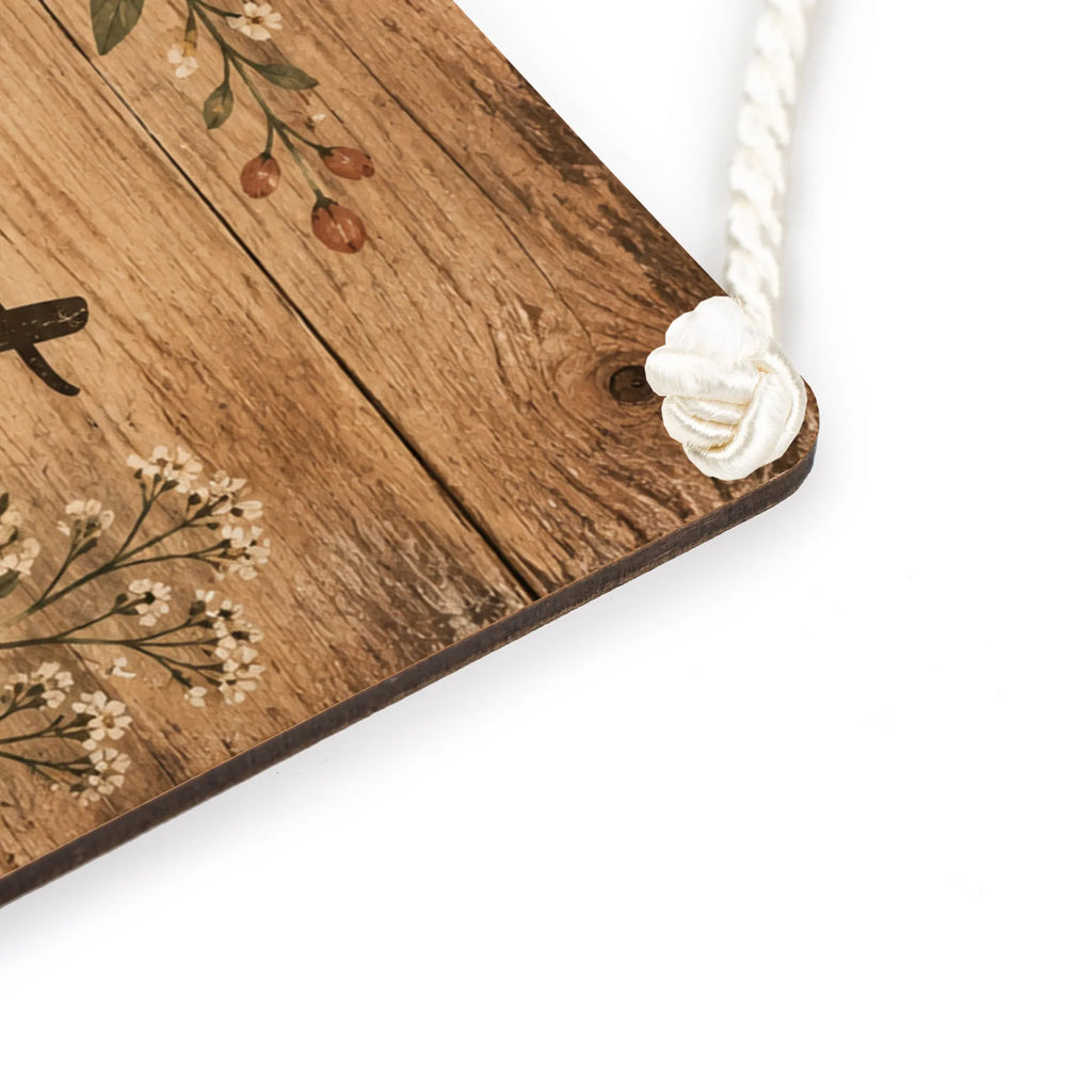 Gemütliches rustikales Holzschild für Zuhause mit Wildblumen|p:2017465|h:383a323e68475c39f4022cf9d6111a2f