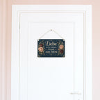 Romantisches Schild zur Hochzeit mit Rosen|p:2017478|h:d7b026ad1ab73c8310c5c11d860af011