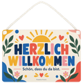 Deko Schild Sonne fröhlich Design