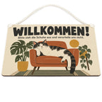 Deko Schild Katze entspannt Design|p:2017499|h:25eabb8551345e5171c72b2bec602136