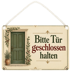 Freundliches Schild Bitte Tür geschlossen halten für Zuhause|p:2017578|h:c54440b46a0469f07646b7a64a9196da