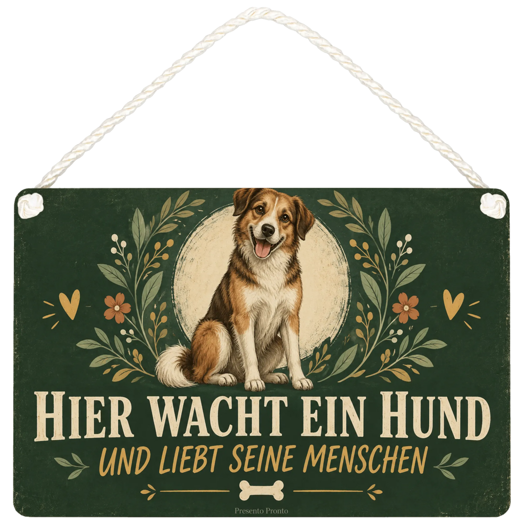 Herzliches Schild für Hundebesitzer mit freundlichem Mischling|p:2017686|h:6b590a14f52f2ba1e0182fbf6b7e4351
