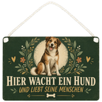 Herzliches Schild für Hundebesitzer mit freundlichem Mischling|p:2017686|h:6b590a14f52f2ba1e0182fbf6b7e4351