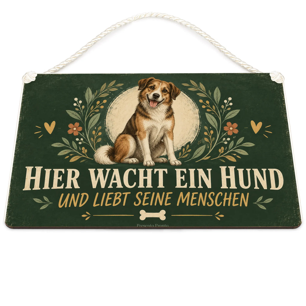 Herzliches Schild für Hundebesitzer mit freundlichem Mischling|p:2017689|h:de8592fd076acc20921bdc3e9ed8eeec