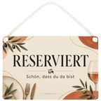 Elegantes Reserviert-Schild für Hochzeit mit Weinglas|p:2017776|h:d806024c6e052d2dc352807e67e3a948