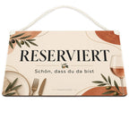 Elegantes Reserviert-Schild für Hochzeit mit Weinglas|p:2017778|h:26b728655b46d892dc18732214ea37d3