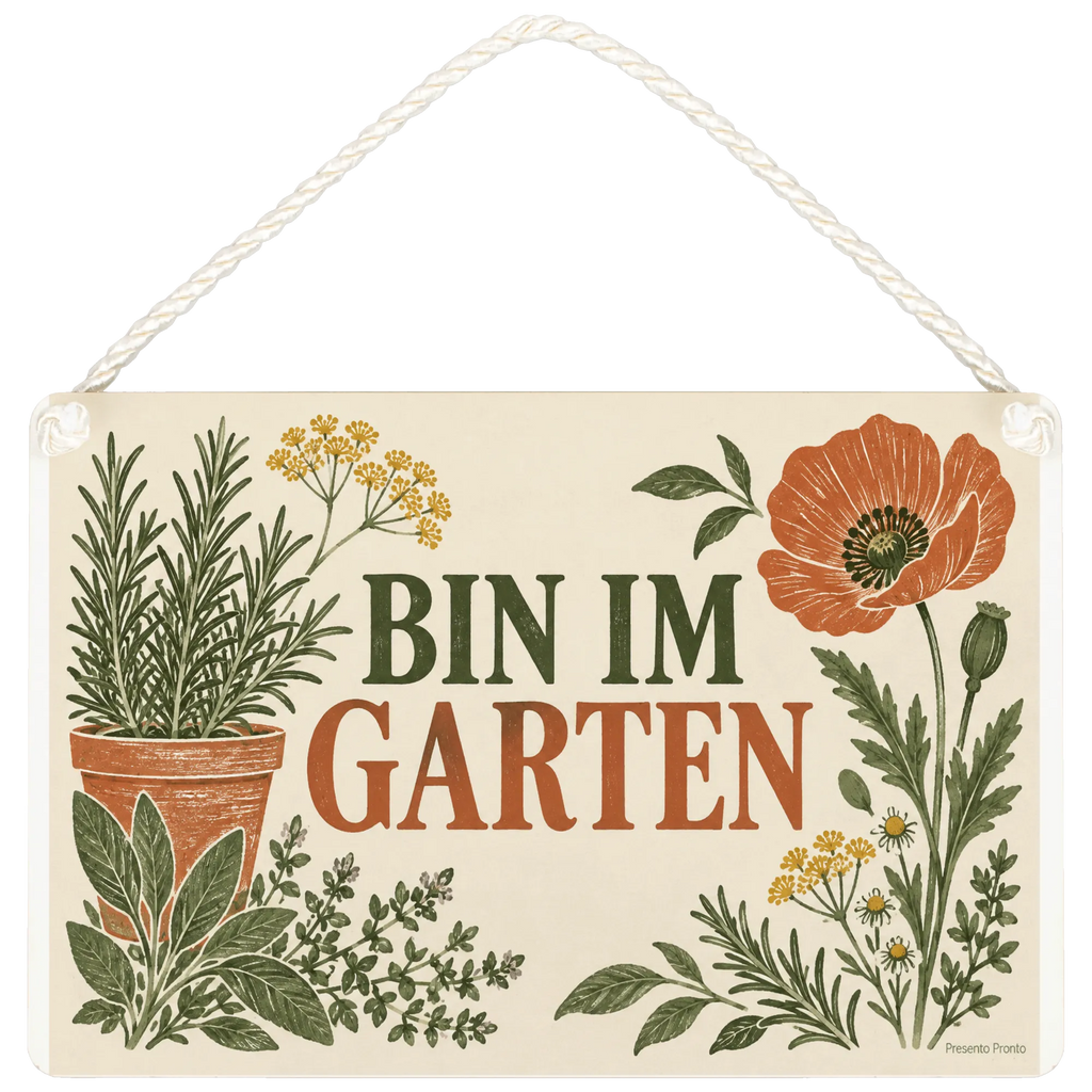 Natürliches Schild Bin im Garten für Gartenliebhaber|p:2017797|h:746d1c170e67cac128e2eb657e065a4c