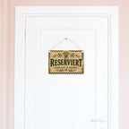 Rustikales Reserviert Schild für Hochzeit mit Weizendekor|p:2017803|h:f0753ce83d65a26986138fd02b9518bb