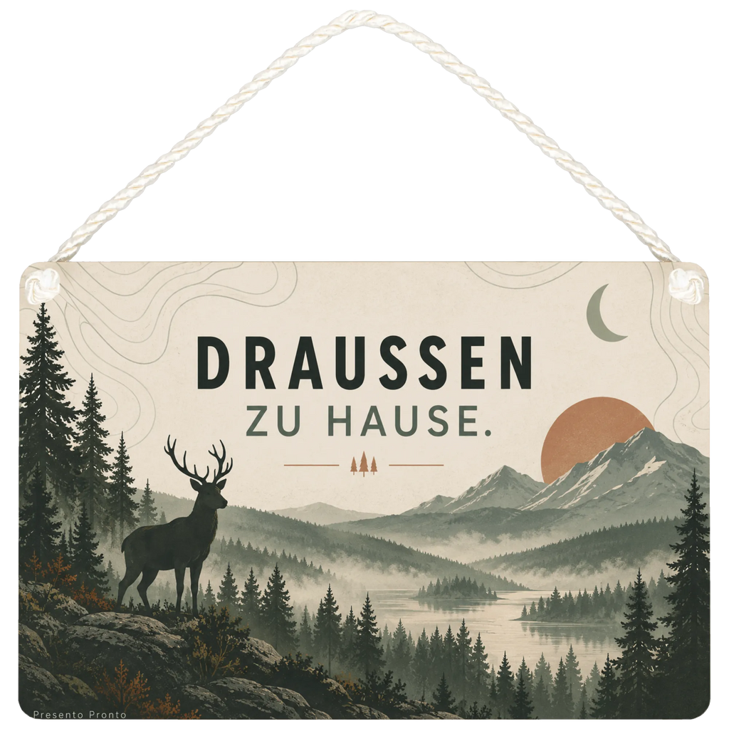 Stimmungsvolles Schild zur Jagd mit Hirsch im Wald|p:2017848|h:400cf4756cd161b47908a432ecdcd0c7