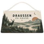 Stimmungsvolles Schild zur Jagd mit Hirsch im Wald|p:2017851|h:4bd7fc2f6bd5c2bb916152a516c9816f