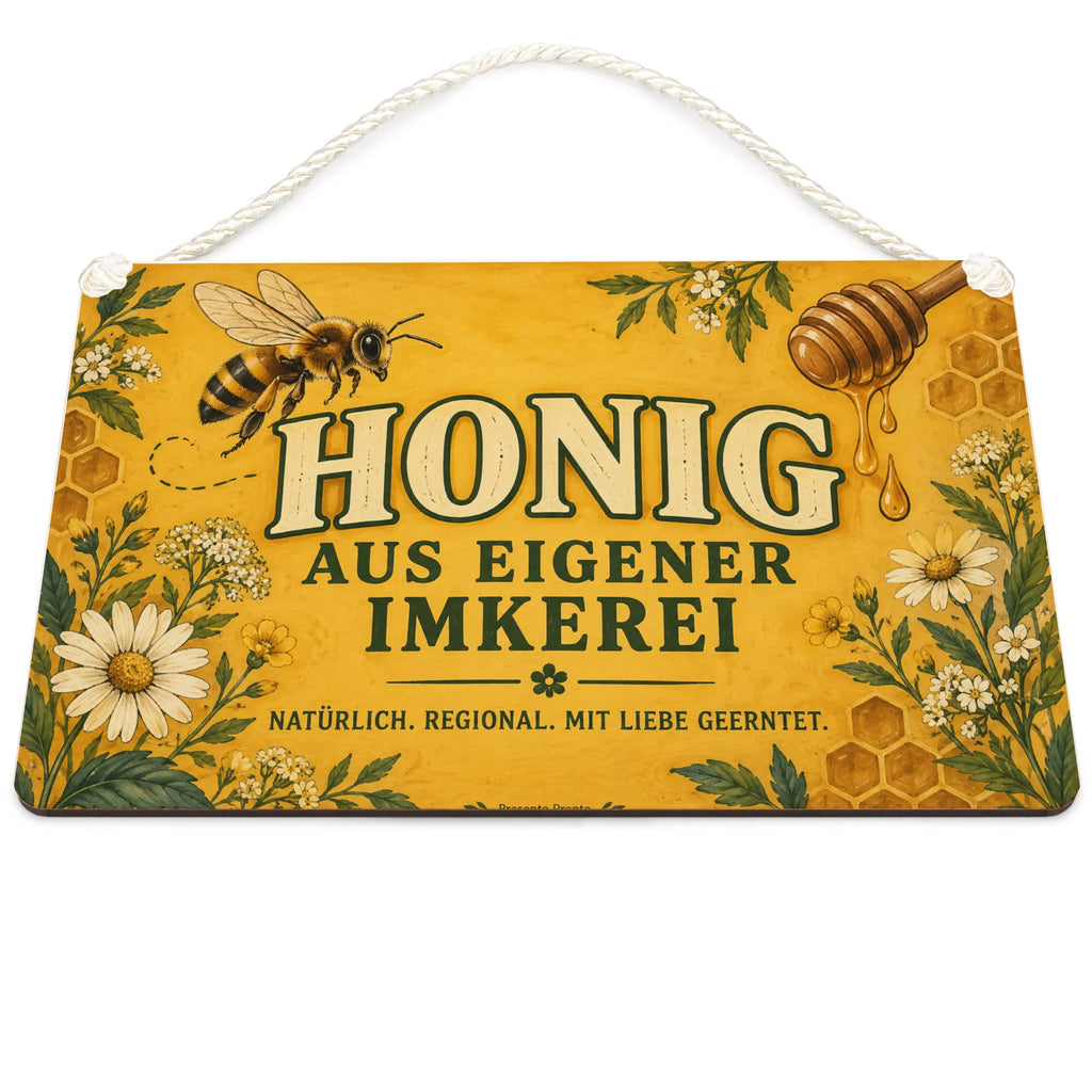 Nostalgisches Schild für Honig aus eigener Imkerei mit Biene|p:2017864|h:52729522fc0ea7badc3fbbe6ca0d7561