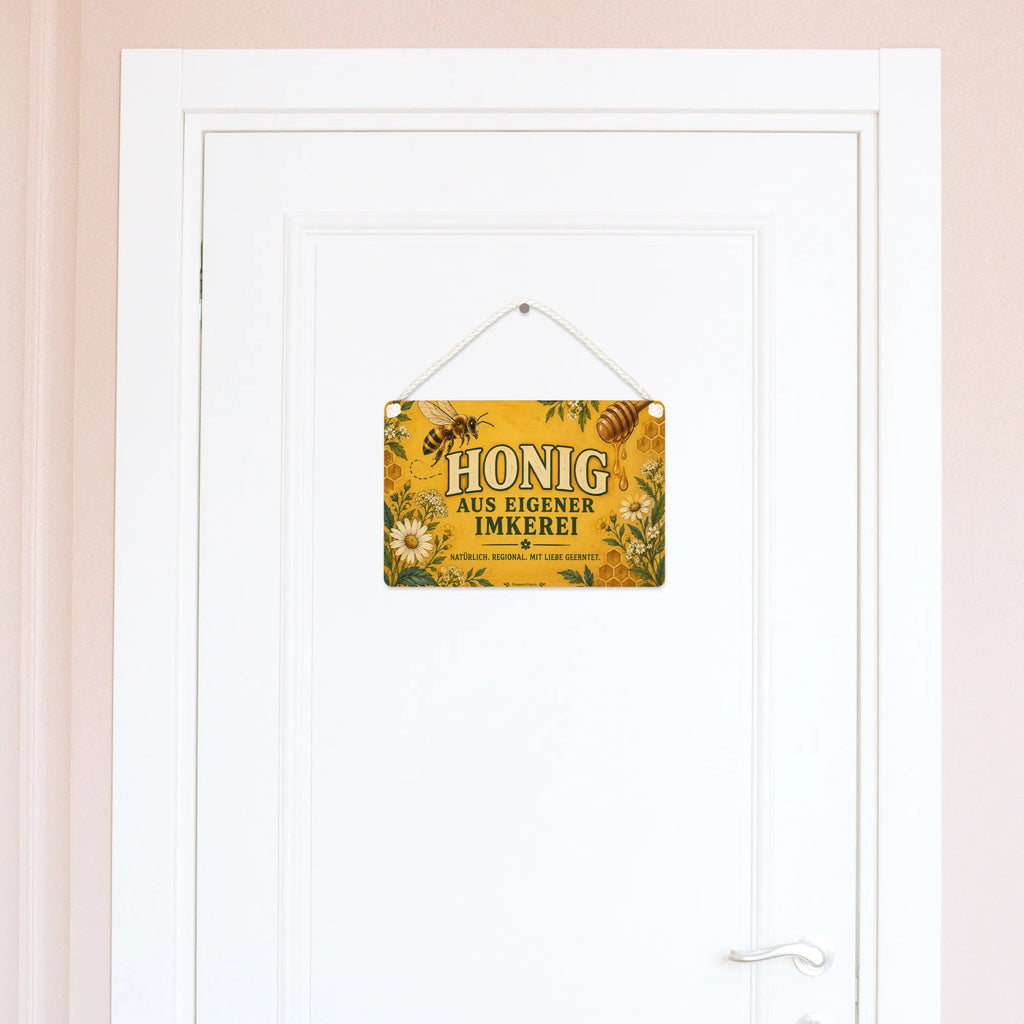Nostalgisches Schild für Honig aus eigener Imkerei mit Biene|p:2017865|h:2aace333fc9d3441b39bea4ac4ca7cd4