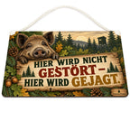 Lustiges Jagdschild für Jäger mit Wildschwein|p:2017890|h:21baa8a6dc9e469075ae9df2ef918952