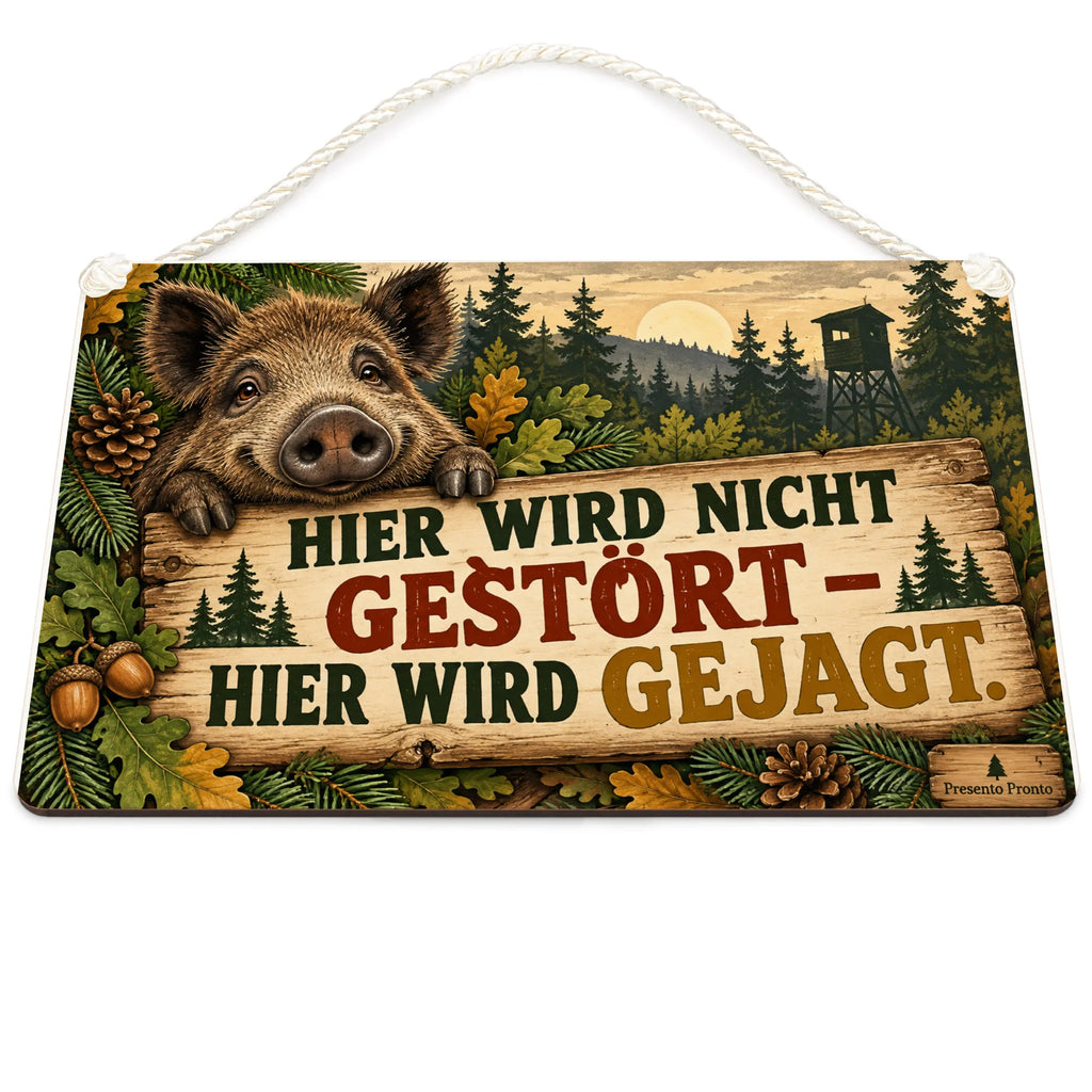 Lustiges Jagdschild für Jäger mit Wildschwein|p:2017892|h:fcc2c7fb8ba1043583a4d129ee25d760