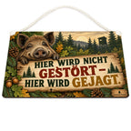 Lustiges Jagdschild für Jäger mit Wildschwein|p:2017892|h:fcc2c7fb8ba1043583a4d129ee25d760