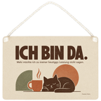 Lustiges Schild fürs Büro mit ruhender Katze|p:2017899|h:b16f1bd66b527ea62df110926cfb025a