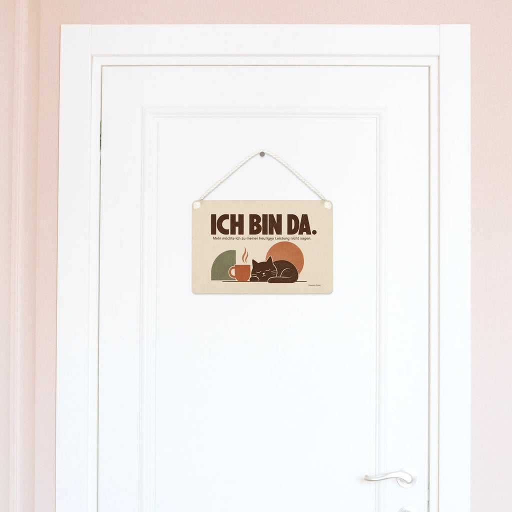 Lustiges Schild fürs Büro mit ruhender Katze|p:2017899|h:a061e1a81bd558dbe396004a100ac3fa