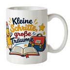 Motivierende Tasse für Schulkinder mit fröhlichem Bleistift|p:2017932|h:406f7f95a7fd6e22364acfc6701fc615