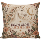Inspirierendes Einhorn-Kissen für Mädchen mit Wildblumen|p:2017988|h:30e6c26a174bc4150b31bde2b63eb0c1