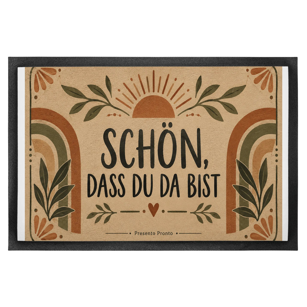 Herzliche Boho Fußmatte für Gäste mit Sonne|p:2017997|h:b5198f94ad968593a3702a7ae800db37