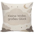 Gemütliches Dekokissen Wolke mit Sternen fürs Kinderzimmer