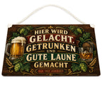 Lustiges Holzschild für die Bar mit Bierkrug|p:2018052|h:c7190894c897857e9b502ce823330787