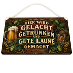 Lustiges Holzschild für die Bar mit Bierkrug|p:2018053|h:c897648cddfb81ec15ae021296c95c38