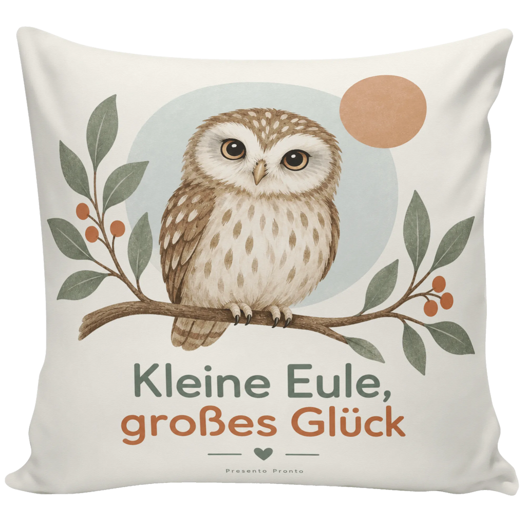 Süßes Dekokissen mit Eule auf Ast für Eulenliebhaber|p:2018094|h:122f9e199758e81977c4bd4f8b93d05e